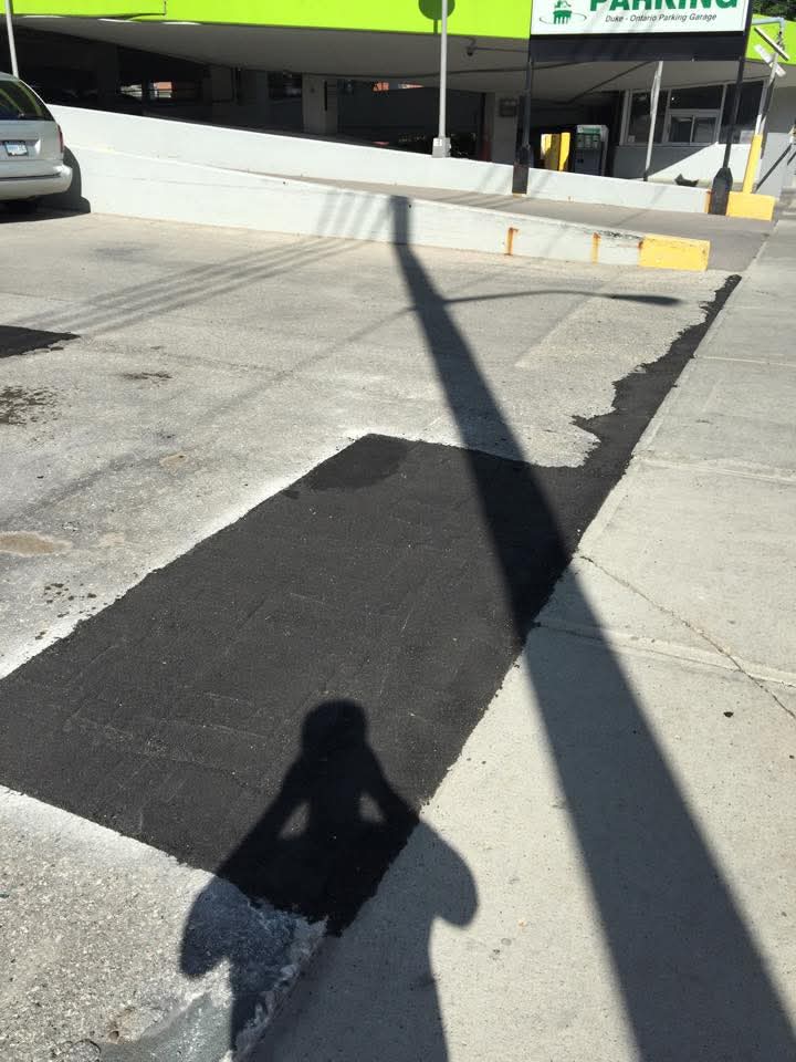 Professional asphalt work