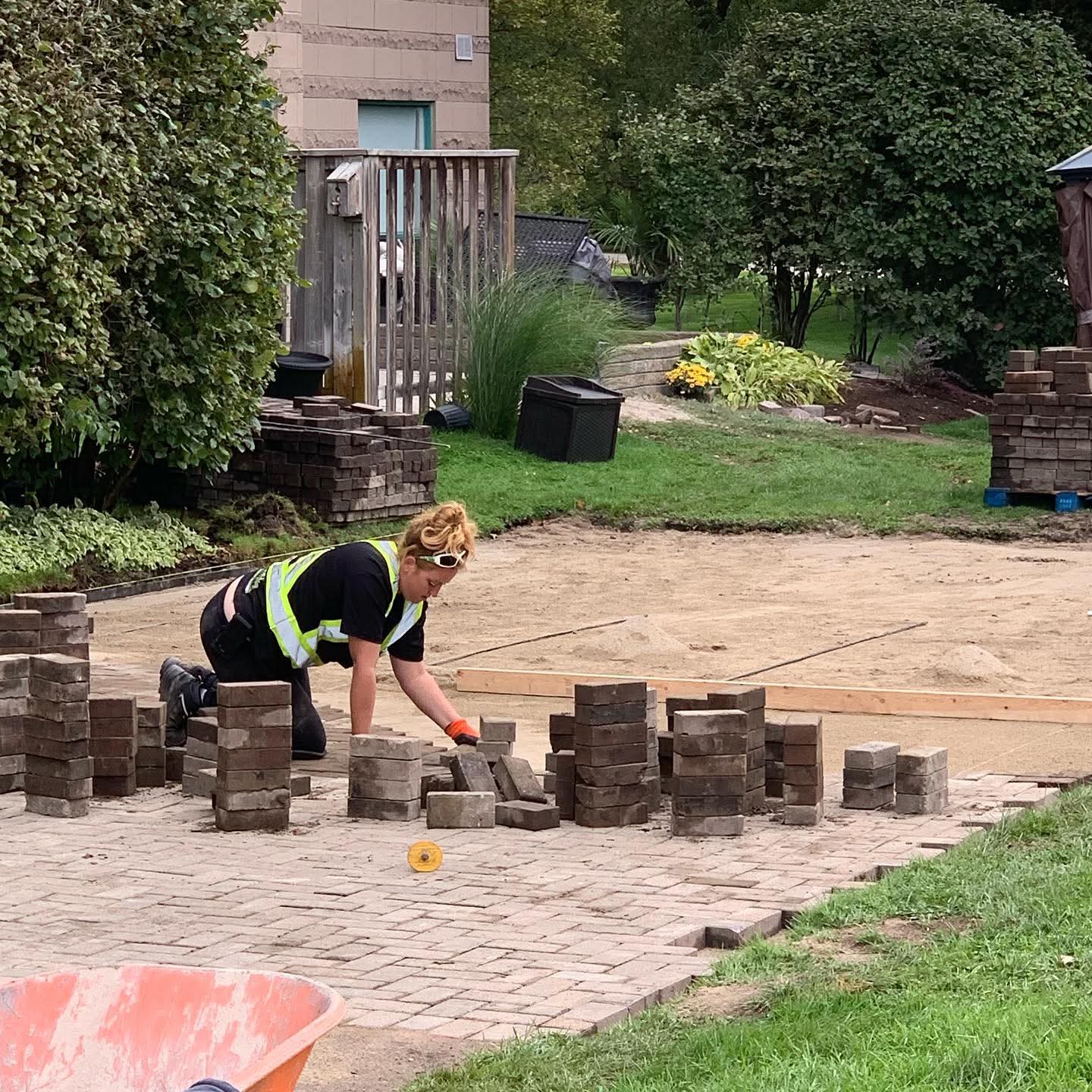 Brick laying services